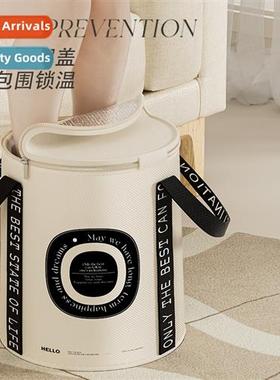 Travel foot soaking bucket large capacy collapsible portable