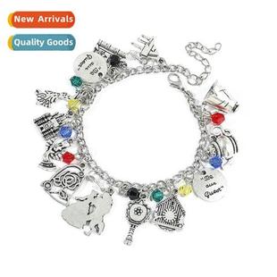 Beauty and Beast Bracelet Castle Magic Mirror Combo Alloy B