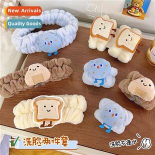 Cute face wash  ties wristbs children wash hs wet sleeves wa