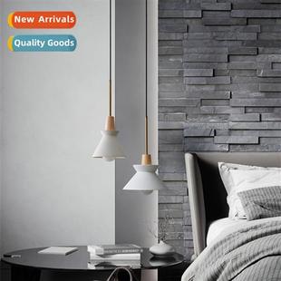 chelier bedside dining Scinavian bar cement table log simple