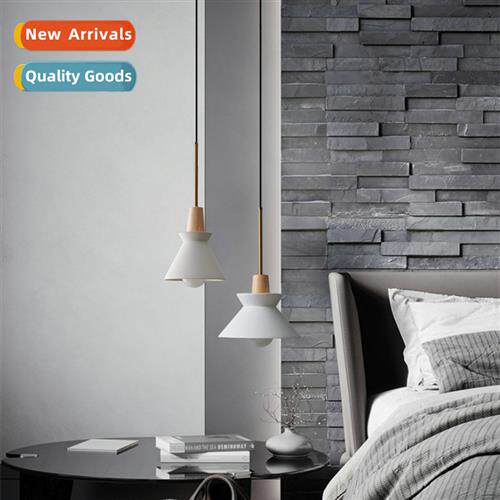 Scinavian simple cement chelier bedside dining table bar log