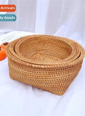 Vietnam rattan fru basket living room household fru tray sna