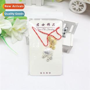 Necklace Nec Fashi Baby Kids Rope Lock Life Silver Gold