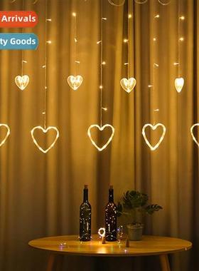 New LED lights string love curtain lights cfessi proposal ce