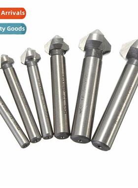 Three-flute 90-degree fully sharpened high-speed steel chamf