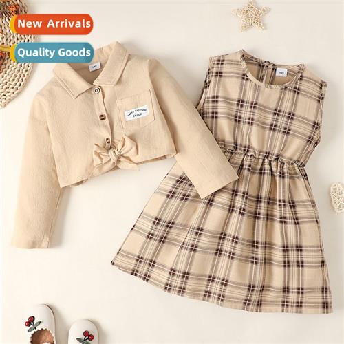 Girls spring  autumn  2023 new n solid color lg-sleeved top