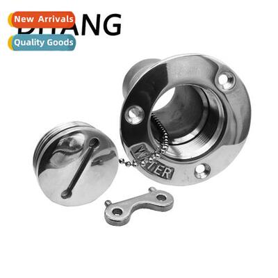 316 stainless steel small key refueling port water hatch cov