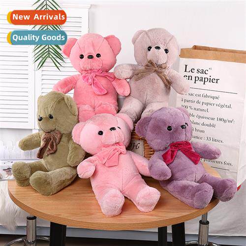 Super cute cute carto bow tie solid color bear toy 45cm lg p