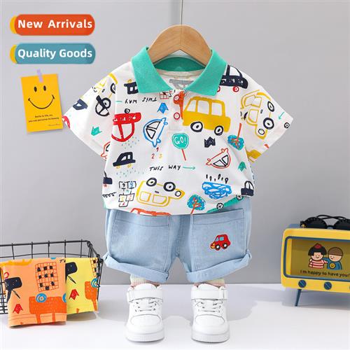 Boys su summer fashi polo shirt jeans 2 sets n goods childre