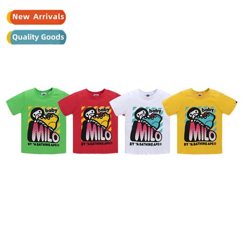 Childrens tide ape head BABY roller skating ltle mkey T-shir