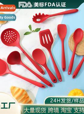 Silice soup spo spatula set  8 n-stick food-grade silice spa