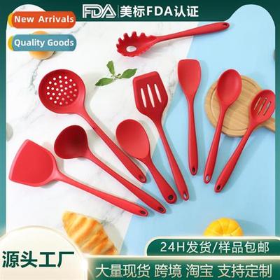 Silice soup spo spatula set  8 n-stick food-grade silice spa