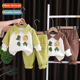 two baby new 2023 sweater dimensial three fall Boys
