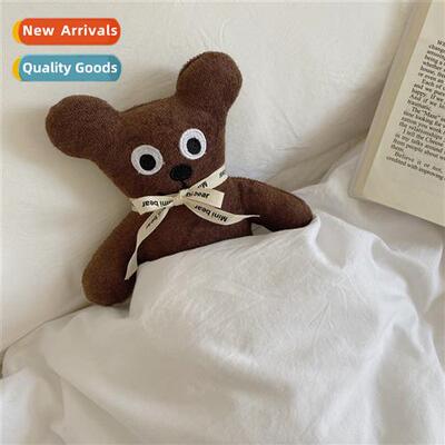 Korean ins niche  cute dorky cookie bear doll st cute healin