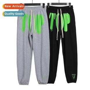 Pants Sweatpants Casual Mens Letter Green Fast Big Tide