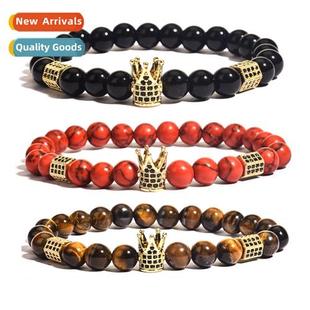 Jewelry black yx ste tigers eye ste whe turquoise micro-set