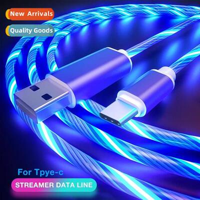 Saming light data cable luminous charging cable cell phe run