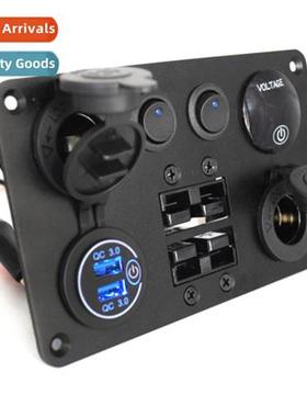 Car Panel S Combinati 2 Posi Anders Socket QC3.0 Fast Chargi