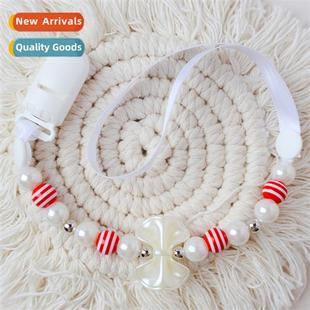 Teer Bow Chain Drop Anti Beads Zebra Striped Products Baby