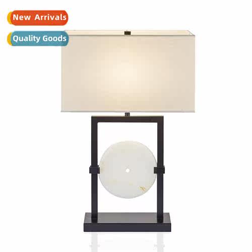 New Chinese table lamp bedroom bedside cozy modern clubhouse