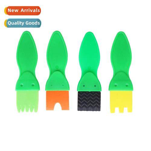 Childrens spge brush creative carto spge stamp brush tools k