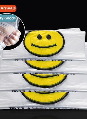 Plastic packaging bags shopping transparent takeaway punchin