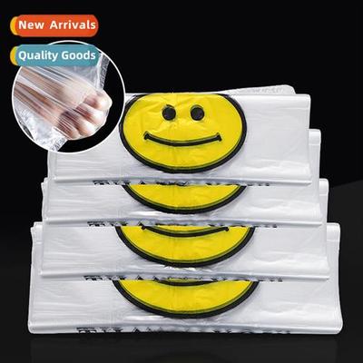 Plastic packaging bags shopping transparent takeaway punchin