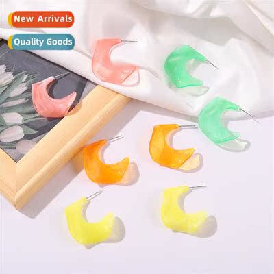Japanese sweet temperament earrings exquise creative candy s
