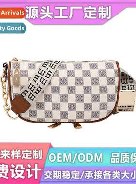 2023 New Bag Fashi Printed Shoulder Slanting Cross Bag Niche