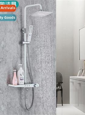 Faw bathroom copper wh shelf pressurized shower set square s