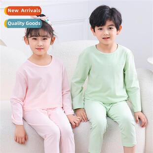 set small Childrens plain underwear childrens fall Lycra