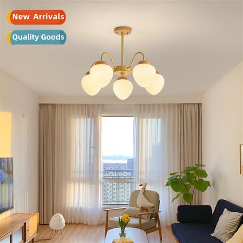 Modern simple living room master light Japanese retro solid