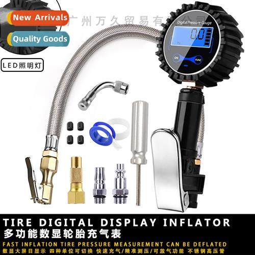 Tire Inflator Digal Pressure Gauge American Japanese an Infl