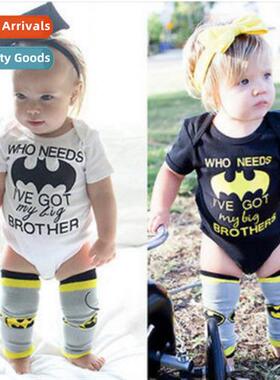 2019     summer hajacket infant Batman pattern letters print