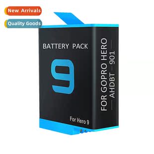 9Black Camera Full Hero11 Dec 901 AHDBT 适用Gopro Battery