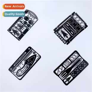 Hook Card Camping Outdoor Tool Fish Survival Multifunctial