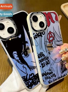Anime apple phe case iphe13 laser brilliant color case apple