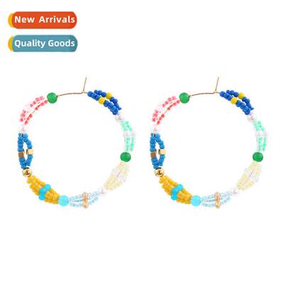 ZA exaggerated large circle earrings female summer 2022 new