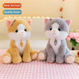 girls cat sleeper bed toys plush doll pendant Cute