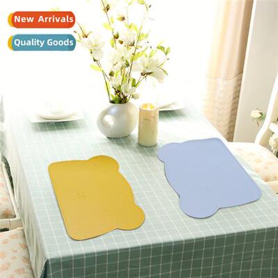 Silice placemats bear children thickened heat insulati n-sli