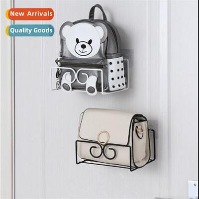 No-hole ir bag organizer creative door shelves dormory close