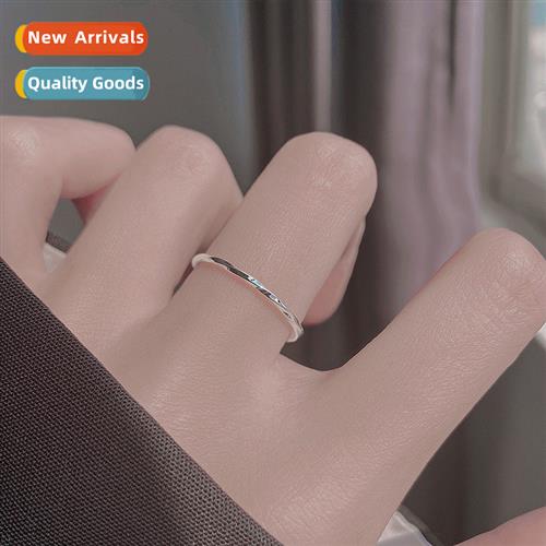 Wave ring female summer simple   opening plain ring fashi pe