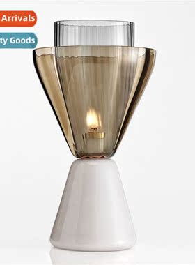 Post-modern bedroom table lamp living room creative art wine