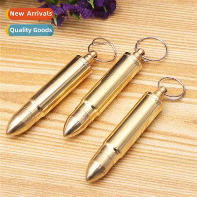 Simulati Bullet Pendant Keychain Alloy Ear Spo Game Peripher