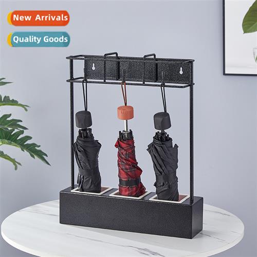 Umbrella rack storage household wall-mounted free perforated
