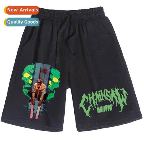 2022 summer new chain saw man anime around men  women printe
