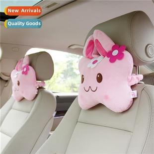 Carto MOMO rabb/MOMO rabb car headrest car pillow Pair