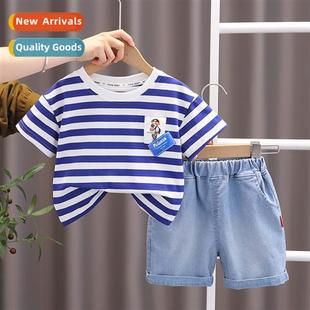 two set baby summer clos kids new Boys 2023