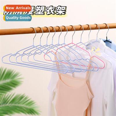 Simple dipped plastic coat rack clothing brace household adu