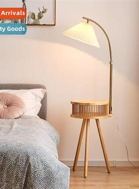 Japanese style log style floor lamp living room cfee table s